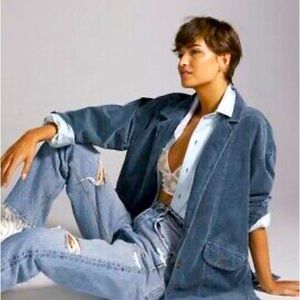 PILCRO WASHED CORDUROY BLAZER